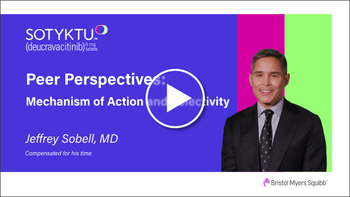 Watch Peer Perspectives Videos: Mechanism of Action and Selectivity, Dr. Jeffrey Sobell, DO